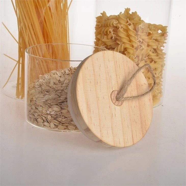high borosilicate glass jar with lid 3