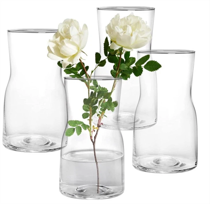 Прозрачные вазы на свадьбу