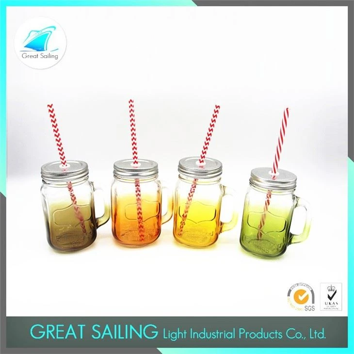 Glass Mason Jars With Lids And Straws