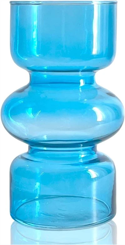 Гидропонная ваза из выдувного стекла ручной работы