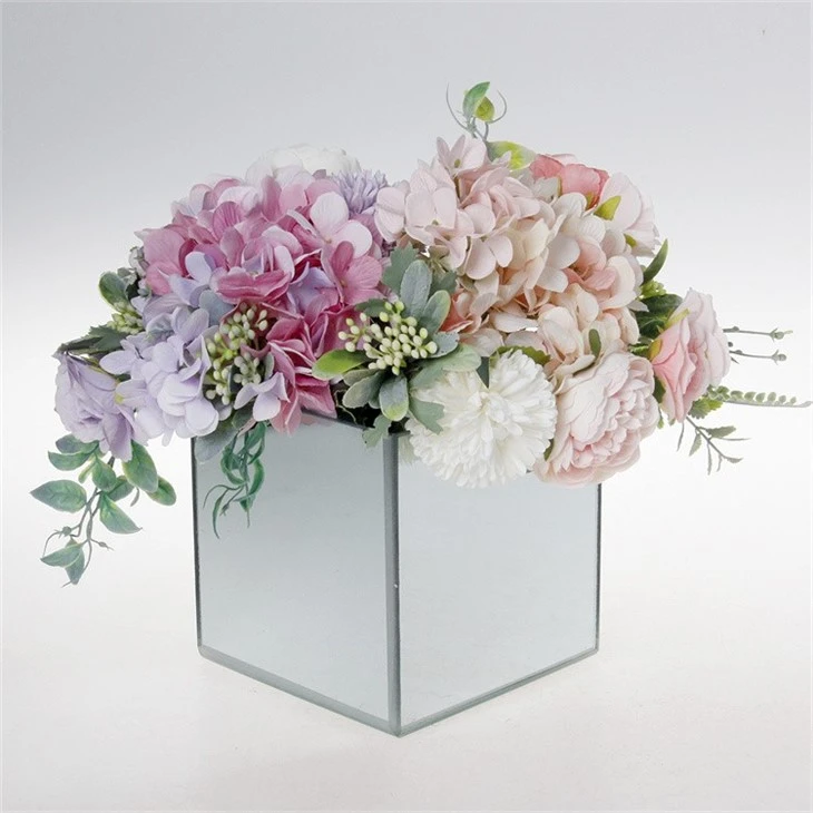 Cube Square Plant Hydroponic Glass Flower Vase
