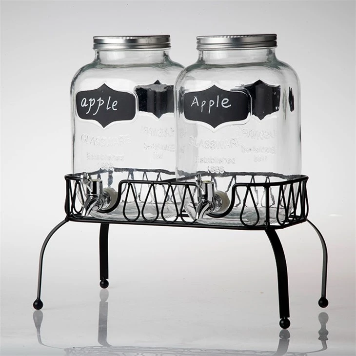 Double Drinks Dispenser With Stand