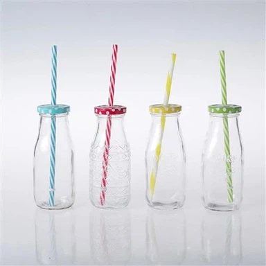 Цветные стаканы для питья из Mason Jar